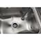 Amgood Stainless Steel Wall Mounted Hand Sink 17 in. x 15 in. with Side Splashes and Gooseneck Faucet HAND-SINK HS-17SS - alternate 8